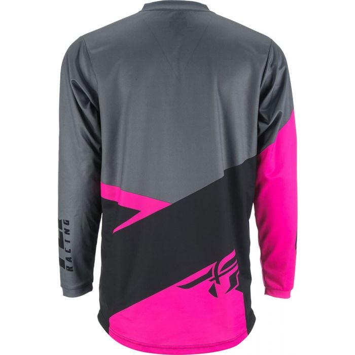 Fly F-16 Neon Pink/Black/Grey Jersey