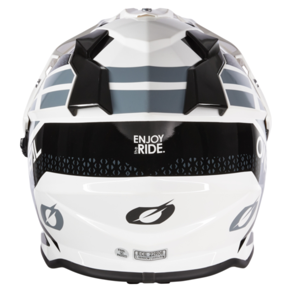 MC Auto: O'Neal Sierra R V.24 White/Black/Grey Helmet