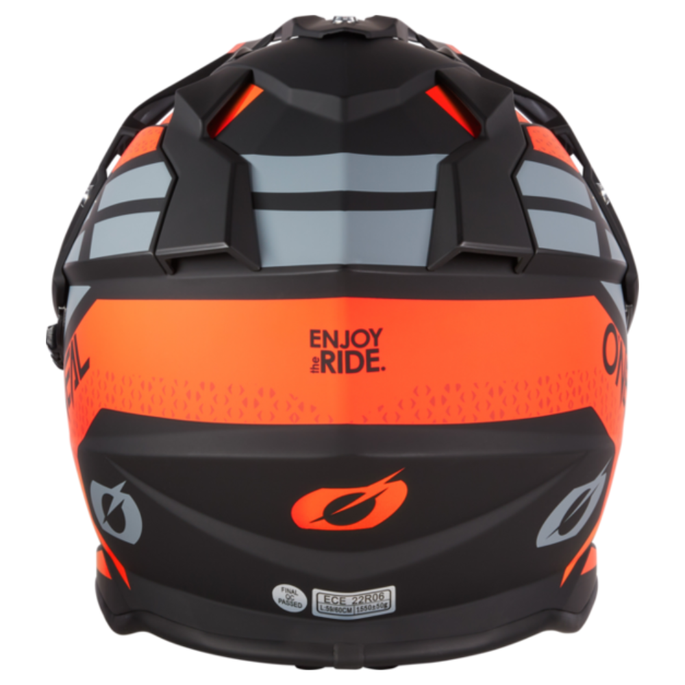 MC Auto: O'Neal Sierra R V.24 Orange/Black/Grey Helmet