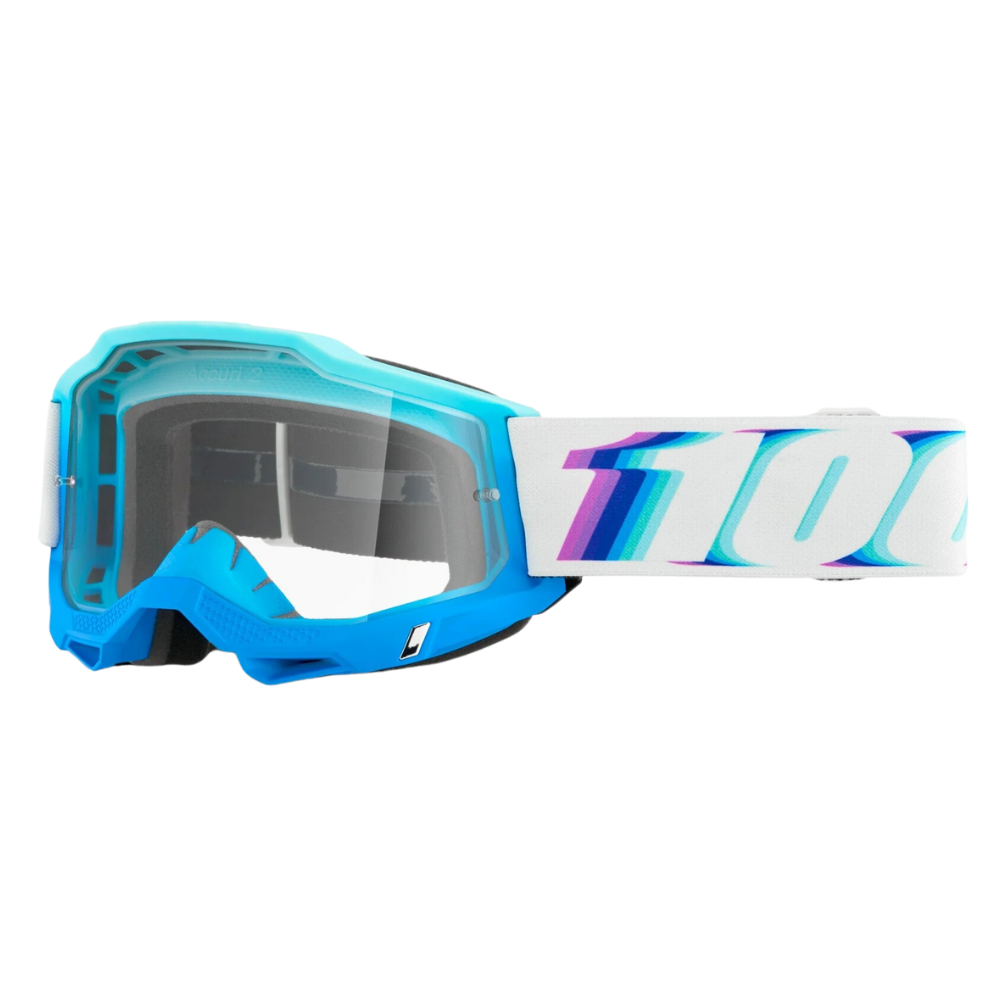 100% Accuri2 Stamino Silver Mirror Goggle