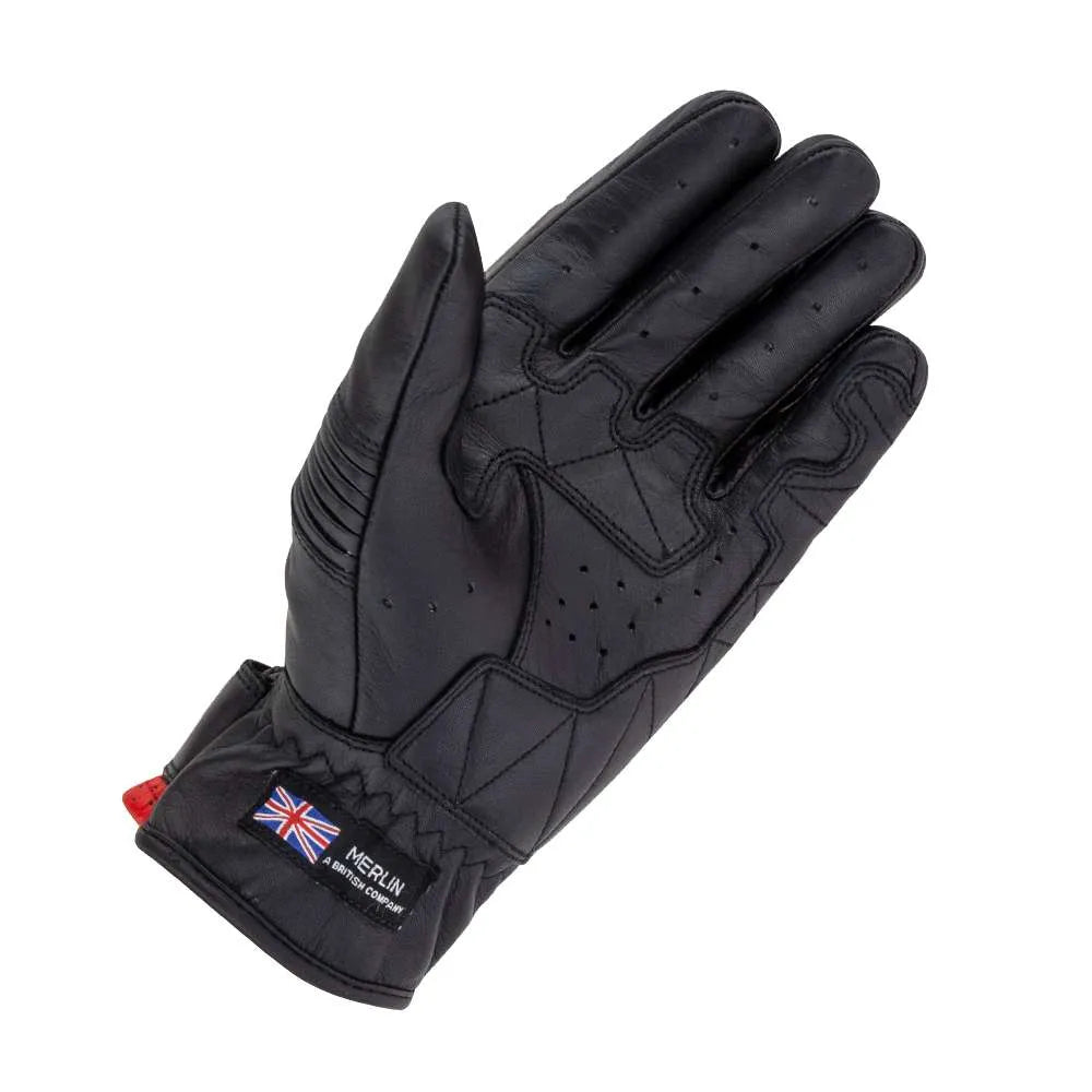 Merlin BickFord Summer Black Motorcycle Gloves