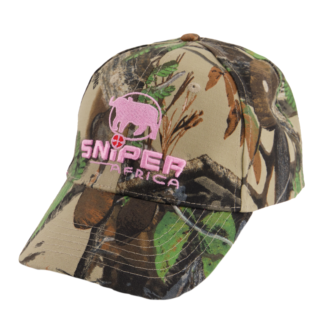 Sniper Africa Ladies 3D Embroided Peak Cap