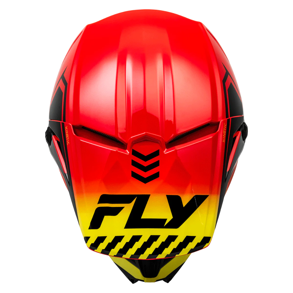 Fly Kids Kinetic Menace Red/Black/Yellow Helmet