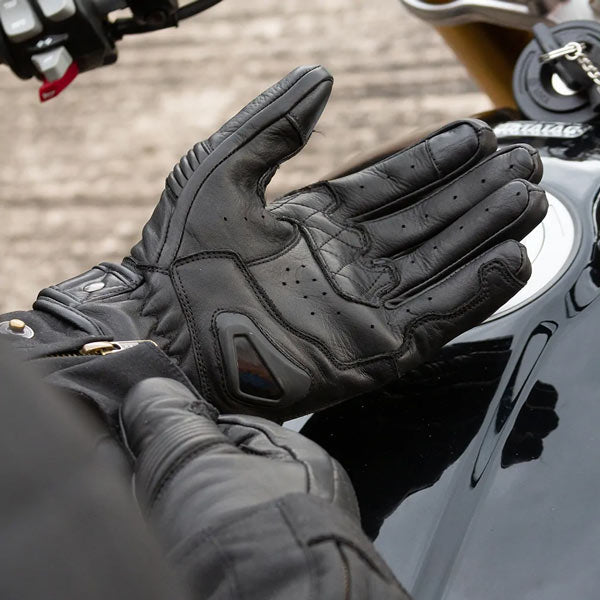 Merlin Stewart Black Motorcycle Gloves