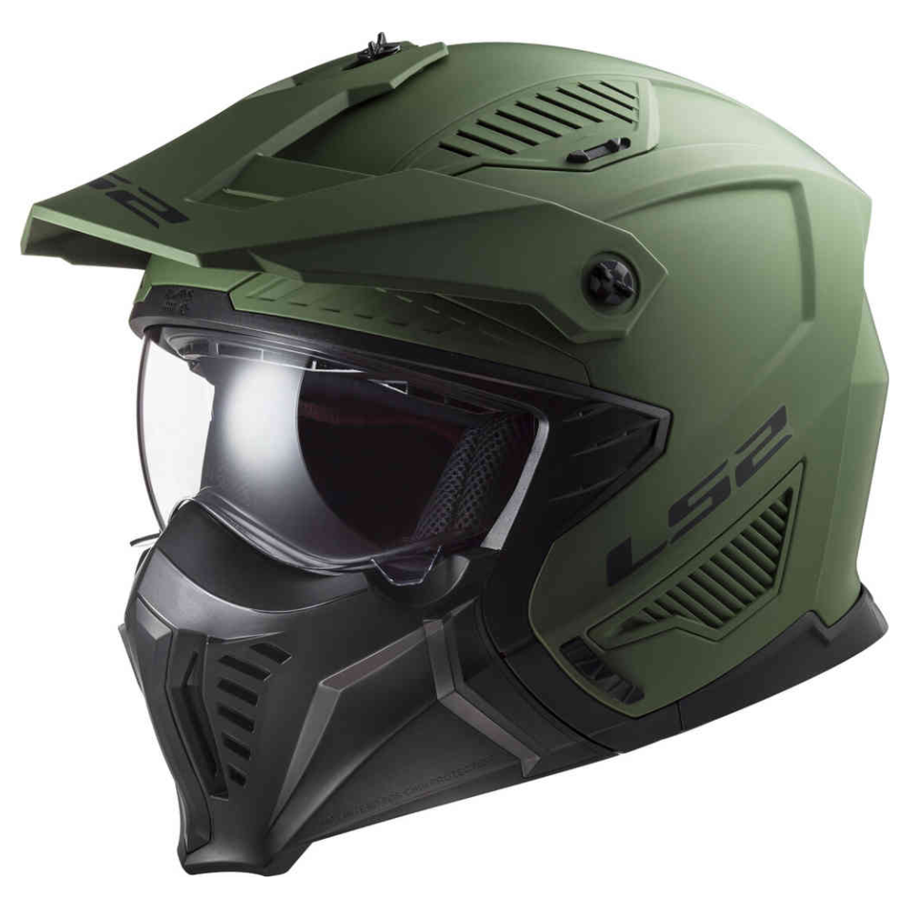 MC Auto: LS2 OF606 Drifter Matt Military Green Helmet