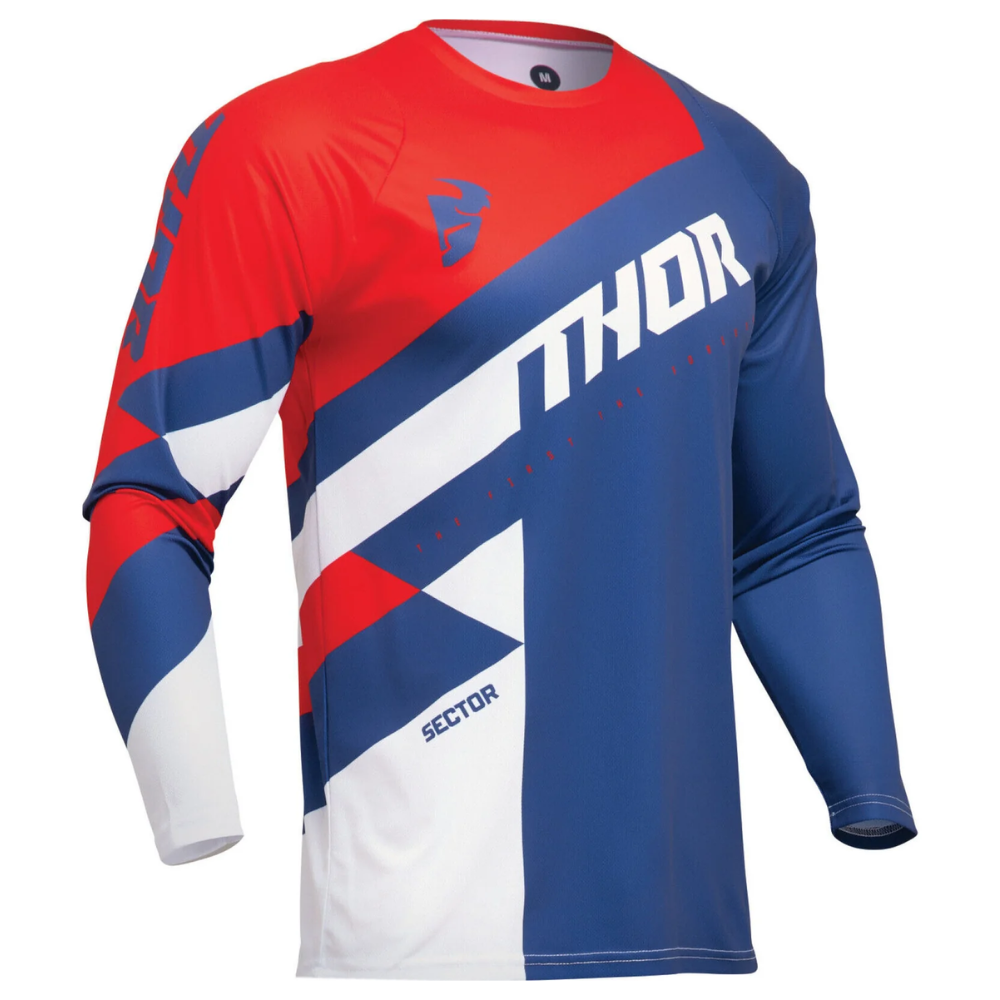 MC Auto: Thor Sector Checker Navy/Red Jersey