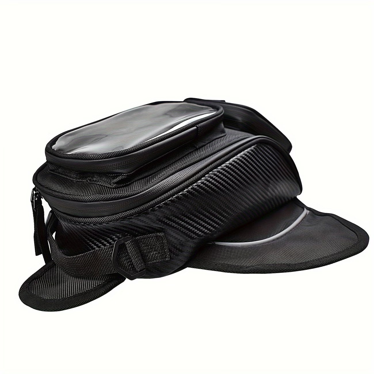 Aftermarket Universal Motorcycle Black Magnetic Tank Bag