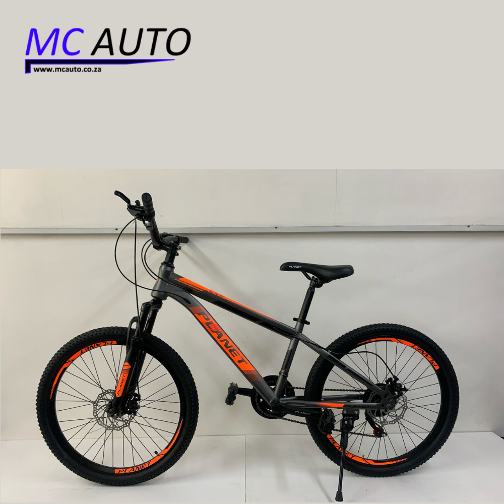 Planet Trendy MTB 24" Grey/Orange Bicycle