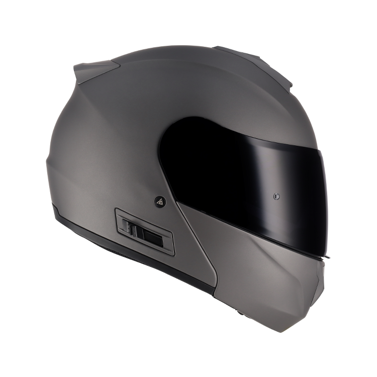 Spirit Fusion 2.0 Matt Metallic Charcoal Modular Helmet