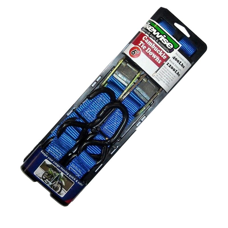 BMA Soft Loop Blue 2 Piece Tie Downs - 25mm