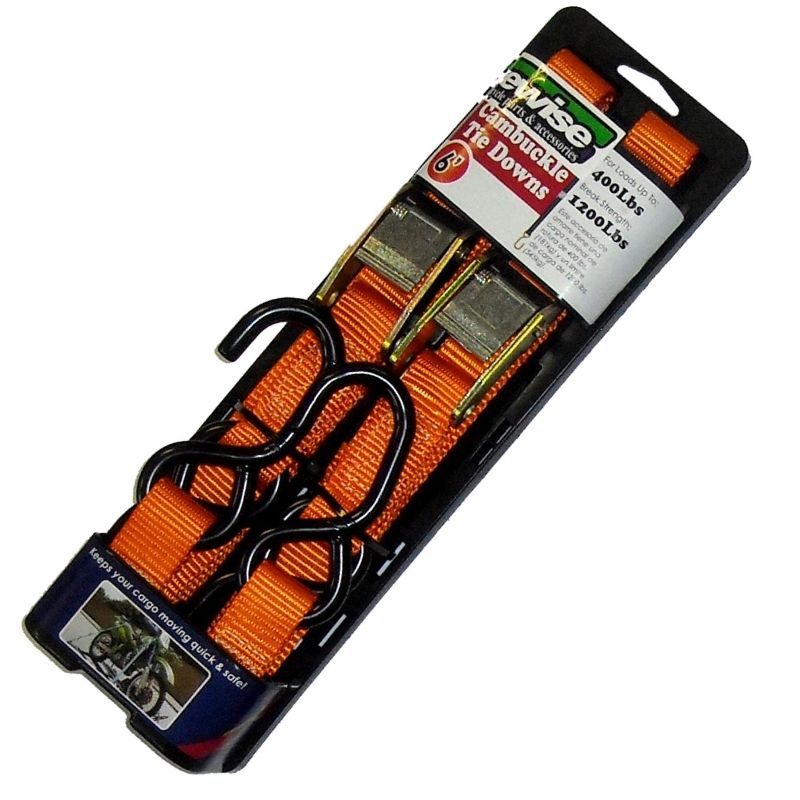 BMA Soft Loop Orange 2 Piece Tie Downs - 25mm