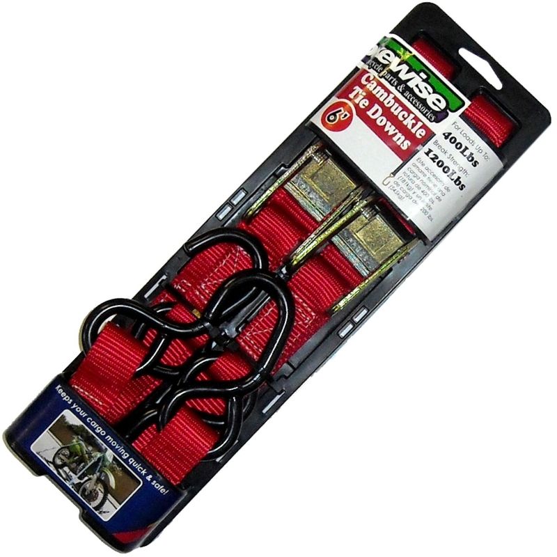 BMA Soft Loop Red 2 Piece Tie Downs - 25mm