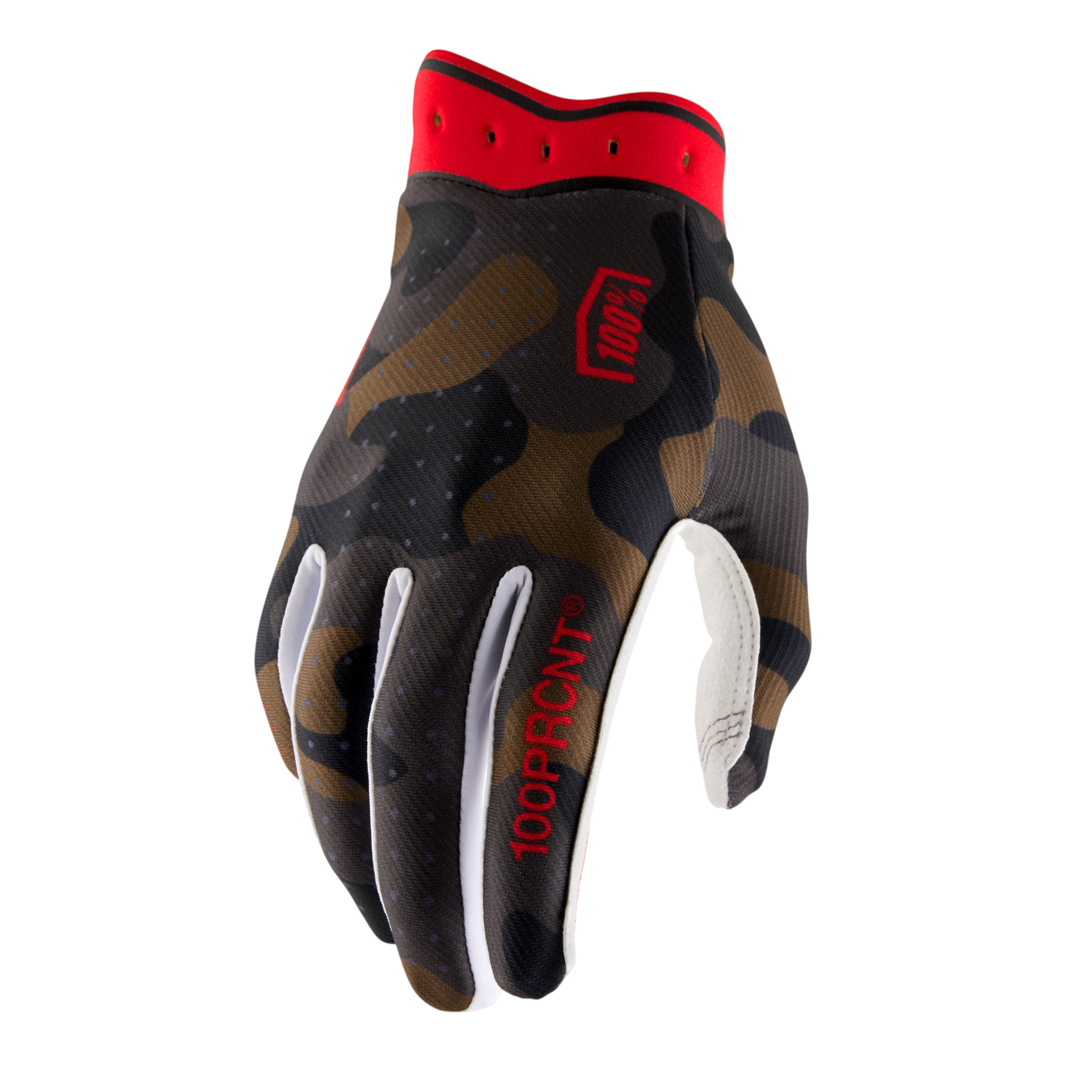 100% Itrack Camo Gloves