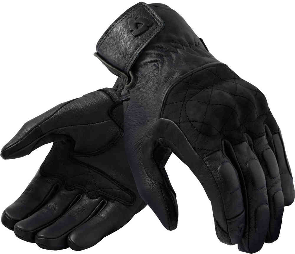 REV'IT! Tracker Black Motorcycle Gloves
