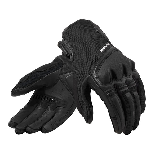 REV'IT! Duty Black Woman's Motorcycle Gloves