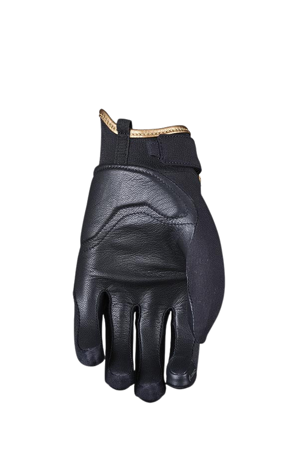 Five Gloves Flow Black/Copper Woman's Motorcycle Gloves