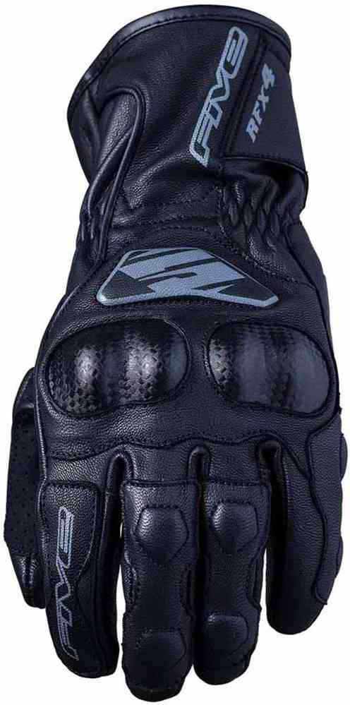 Five Gloves RFX 4 ST Black Motorcycle Gloves