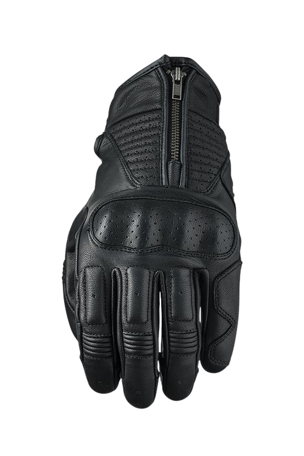 Five Gloves Kansas Black Woman's Motorcycle Gloves