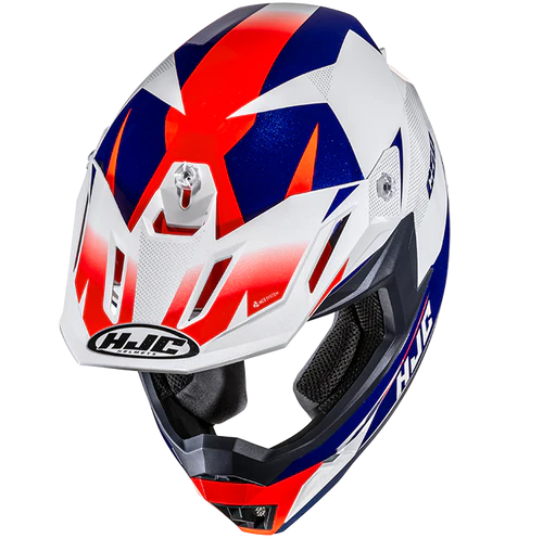 HJC C50 Slide White/Red/Blue Helmet