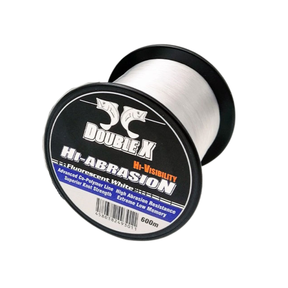 Double X 14lbs Hi-Abrasion Hi-Visibility Flo White 600M Line