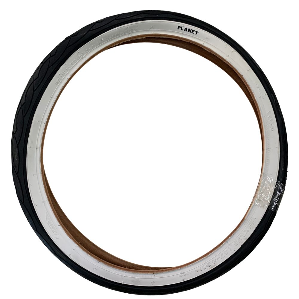 Planet Bicycle White Wall Tyre - 20x1.75