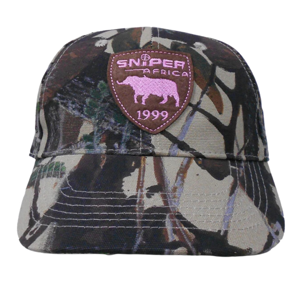 MC Auto: Sniper Africa Ladies 3D Vintage Peak One Size Cap