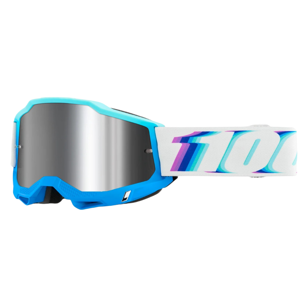 100% Accuri2 Stamino Silver Mirror Goggle