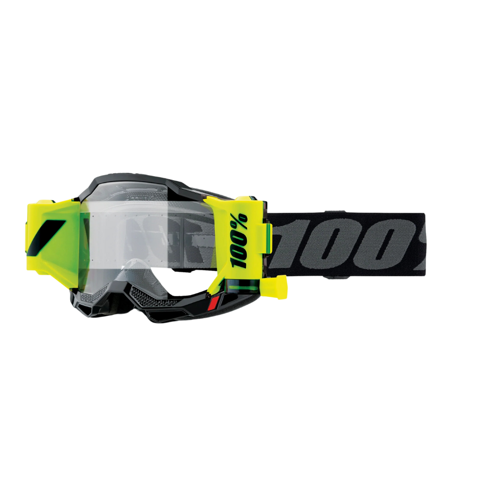 MC Auto: 100% Accuri2 Forecast Black Clear Goggle