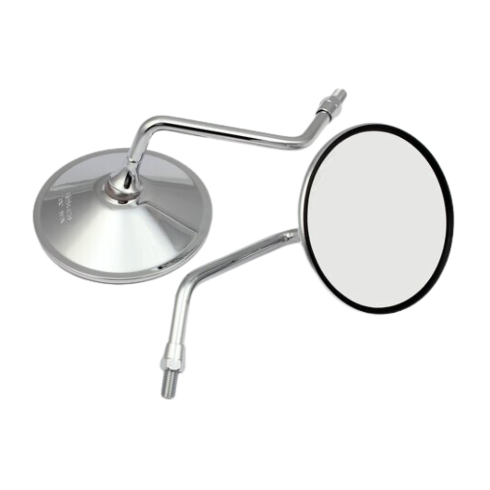MC Auto: Rotracc Round Classic Chrome Mirrors