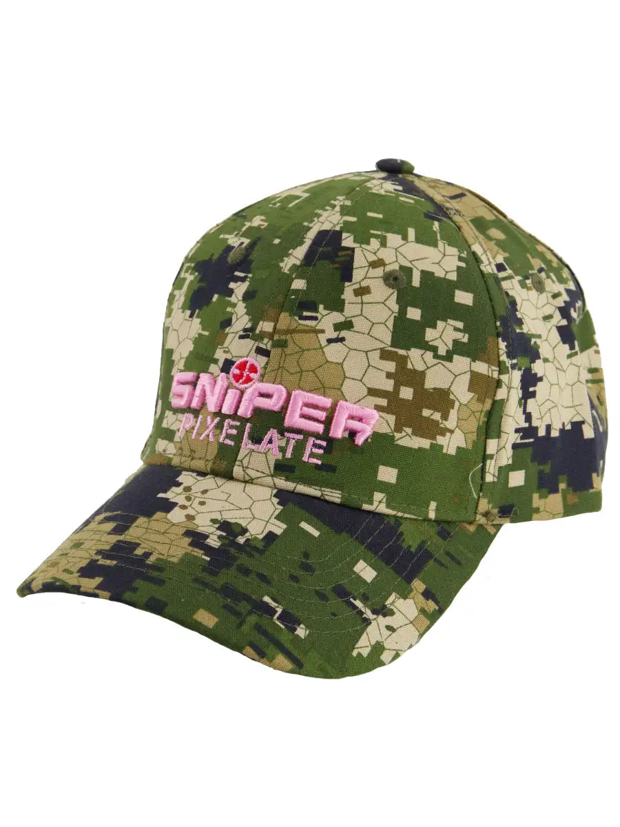 Sniper Africa Ladies Pixelate Embroided Peak Cap