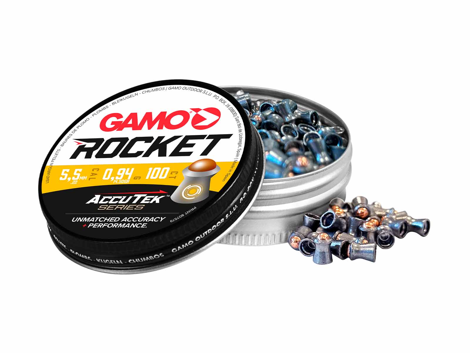 Gamo Rocket AccuTek 5.5mm Pellets