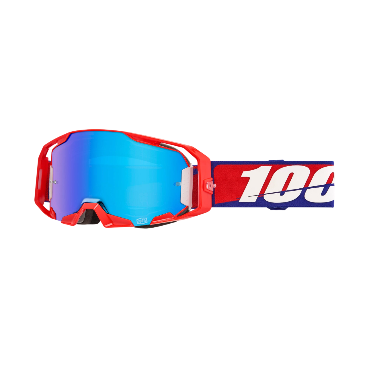 100% ARmatic Best Mirror Blue Lens Goggle