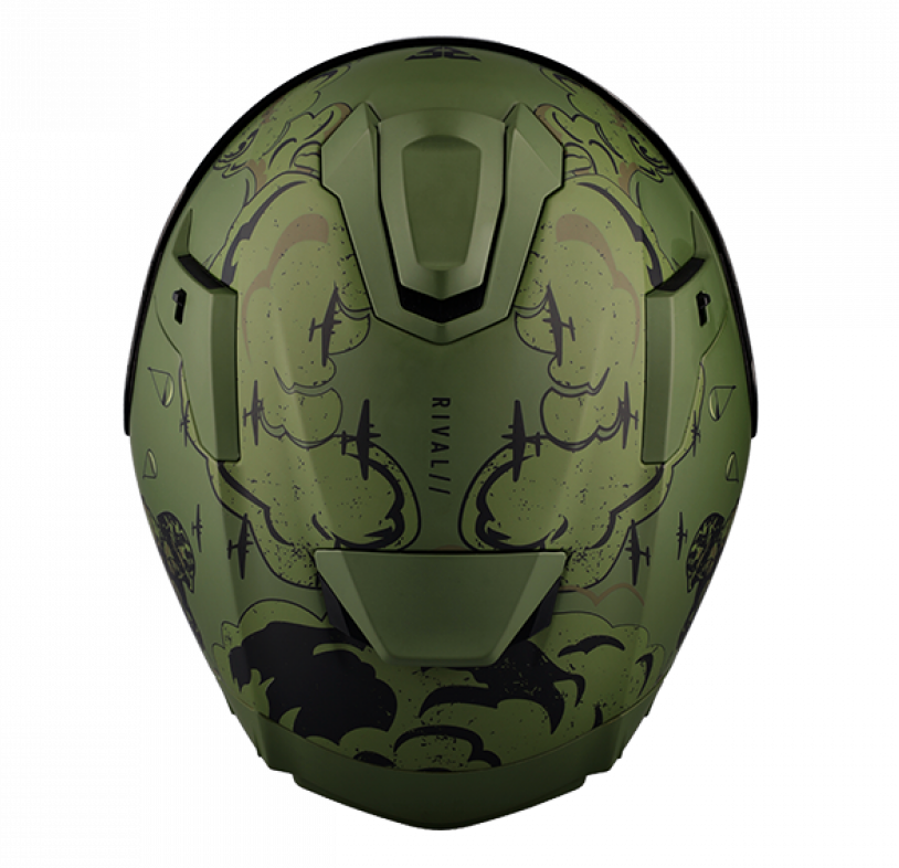 MC Auto: Spirit Rival Centurion Olive Helmet