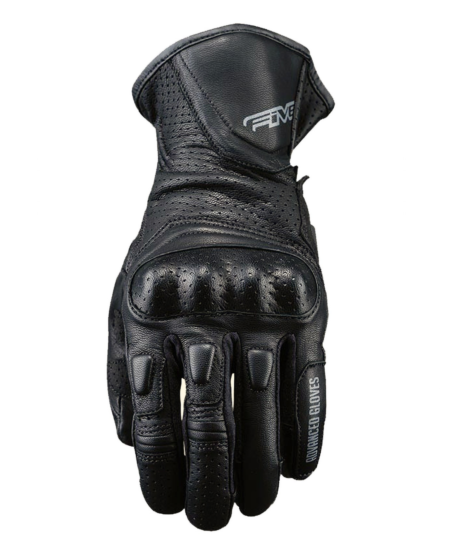 Five Gloves Urban Leather Black Motorcycle Gloves