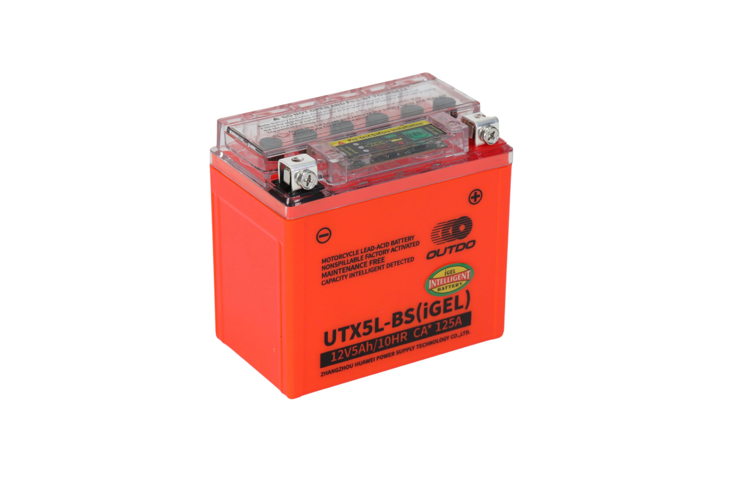 OUTDO UTX5L-BS 12V 5Ah Intelligent Gel Battery