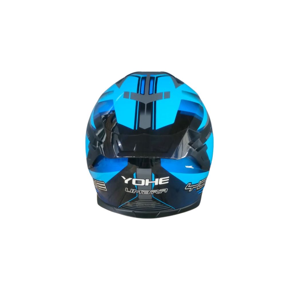 YOHE 986A Shinny Black/Blue Colour Helmet