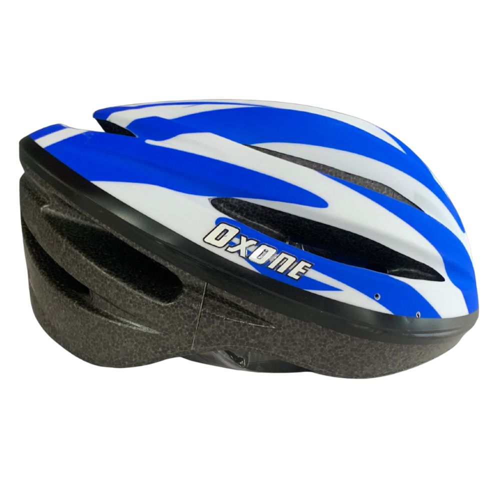 Oxone HB13 Blue/White Bicycle Helmet