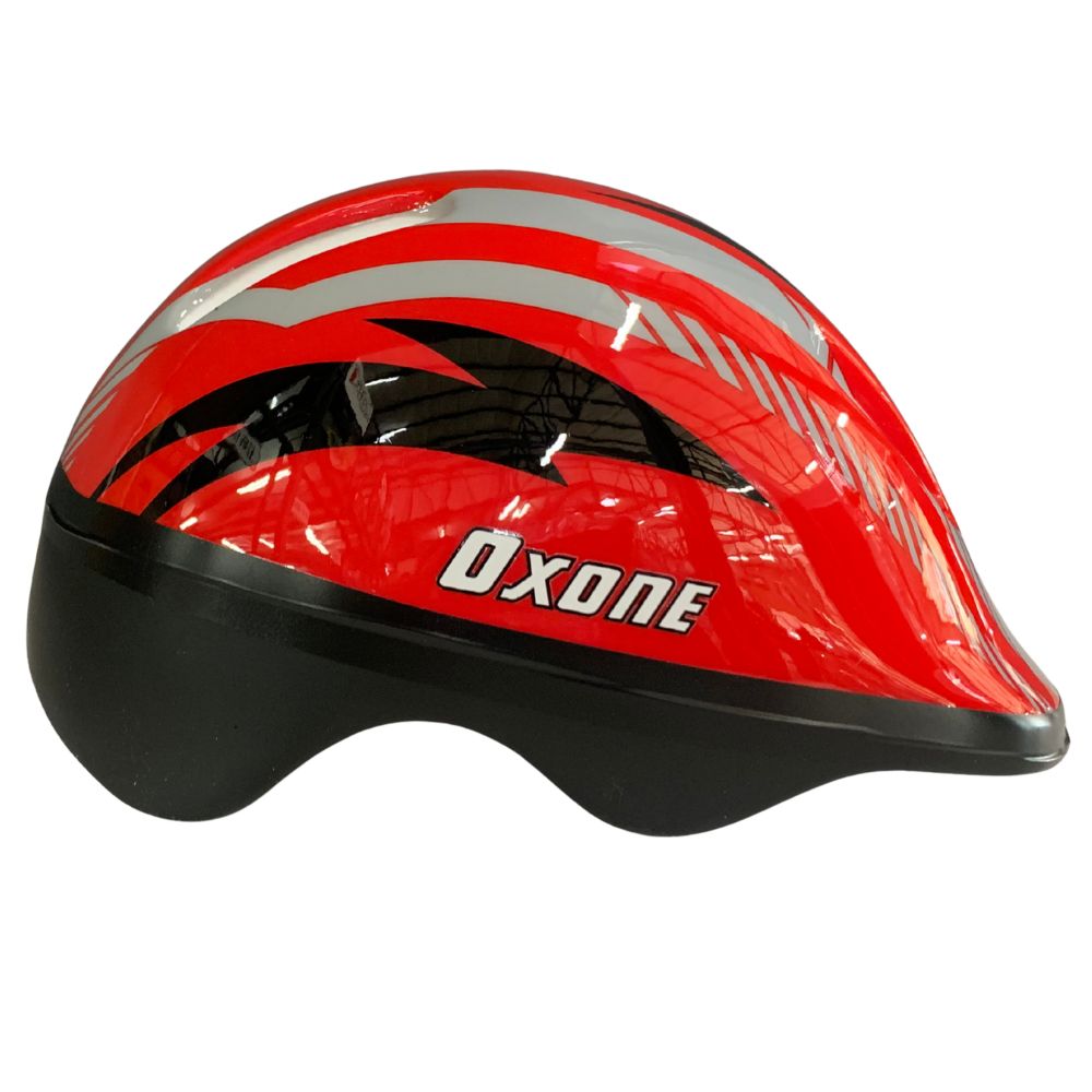 Oxone MV6 Red/Black Kids Bicycle Helmet