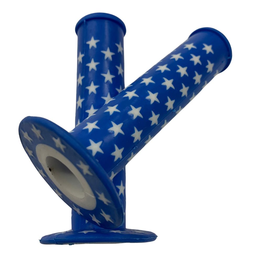 Aftermarket BMX Star No Hole Blue Grips