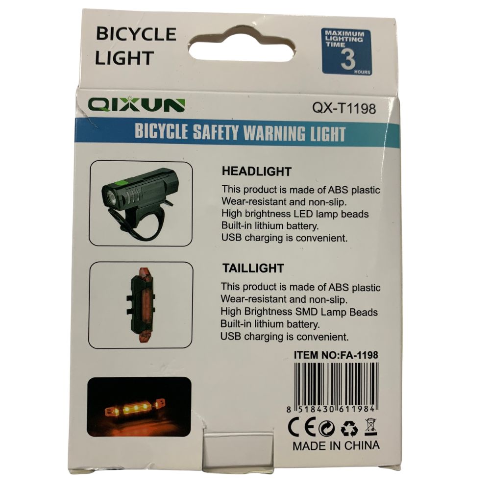 Aftermarket Bicycle USB Light Set