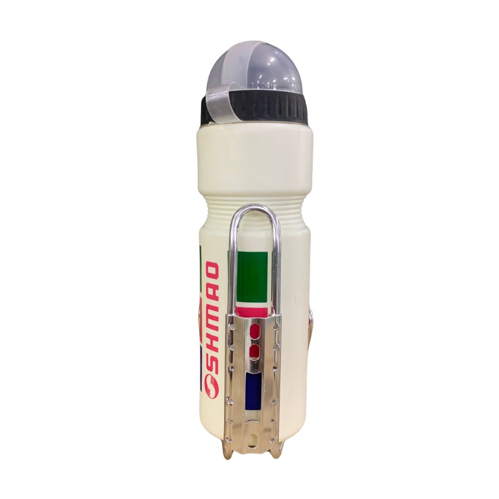 Shmao White Water Bottle + Cage