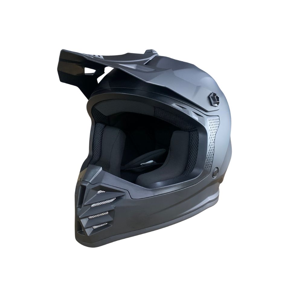 Faseed FS-618 Kids Matt Black Helmet
