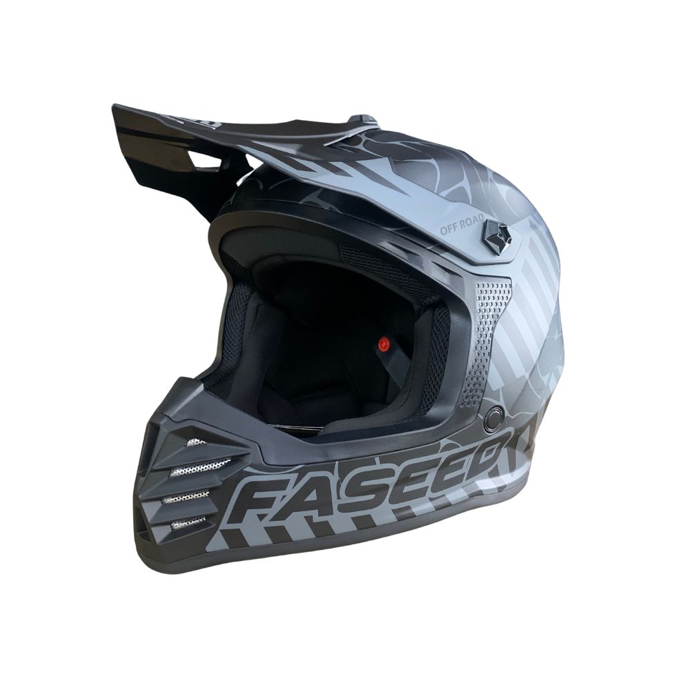 Faseed FS-618 Kids Alert Black/Grey Helmet