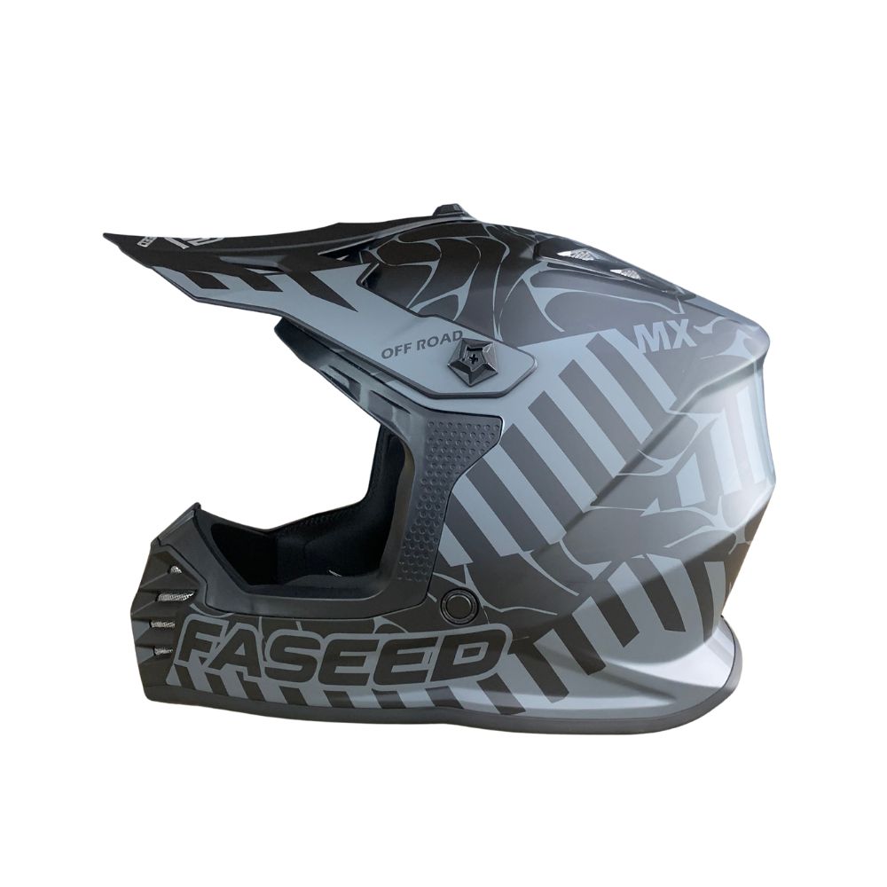 Faseed FS-618 Kids Alert Black/Grey Helmet