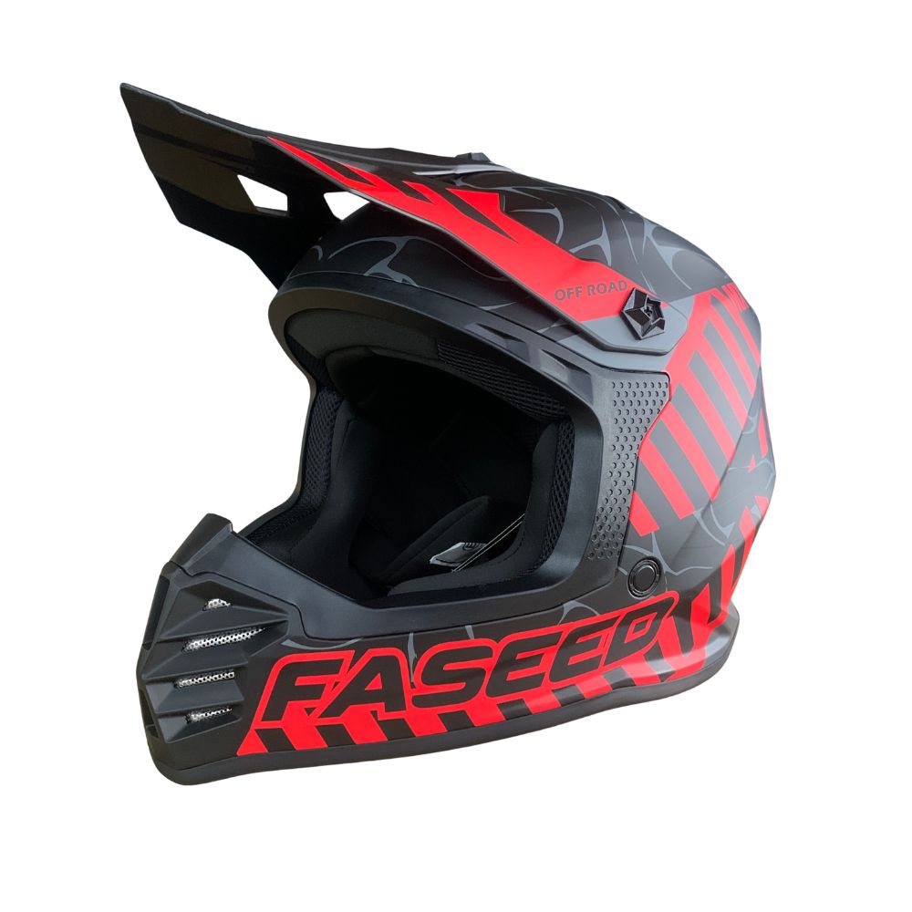 colorado motorcycle helmet under 21 Faseed FS-618 Kids Alert Black/Red JanSport Cool Student 17