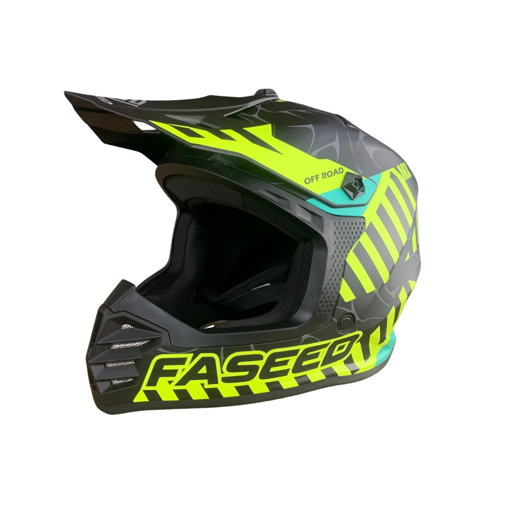 Faseed FS-618 Kids Alert Black/Yellow Helmet
