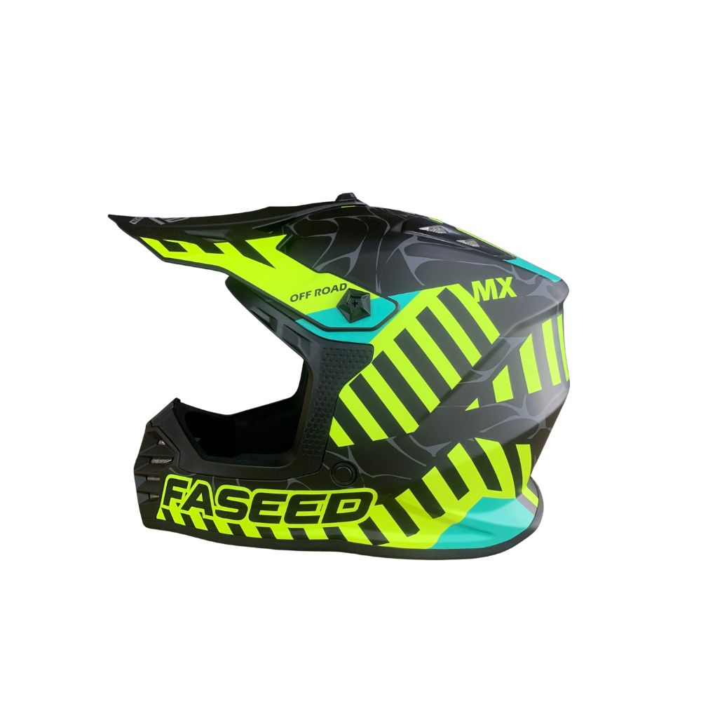 Faseed FS-618 Kids Alert Black/Yellow Helmet