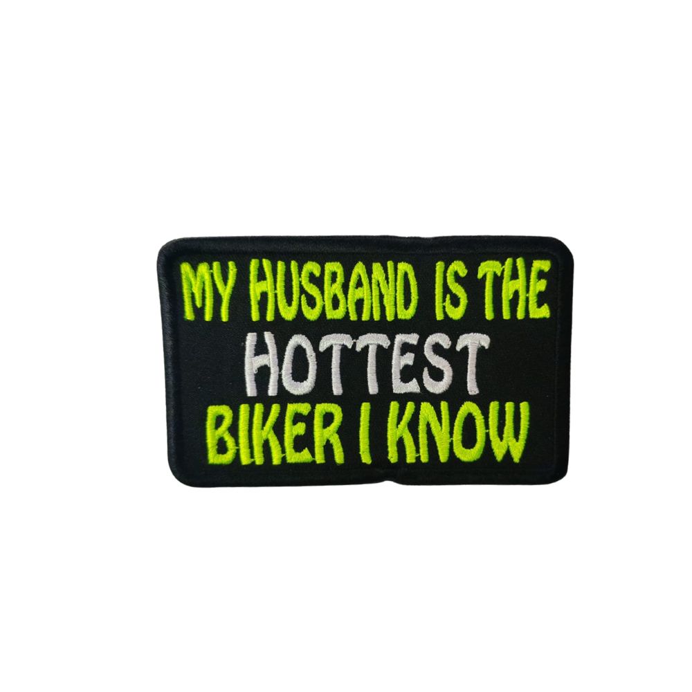 Motorcycle Waistcoat Patch - My Husband Is The Hottest Biker I Know