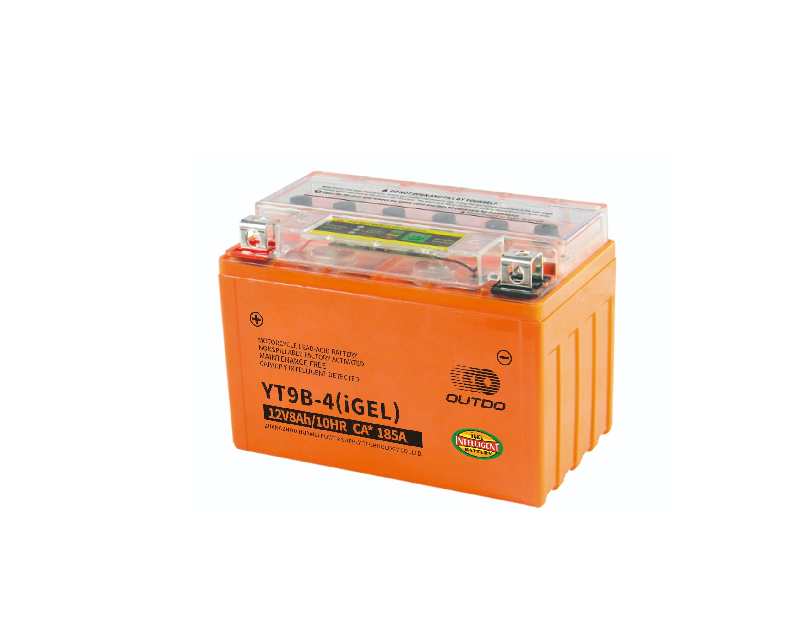 OUTDO YT9B-4 (IGEL) – Motorcycle Battery – 12V-8Ah