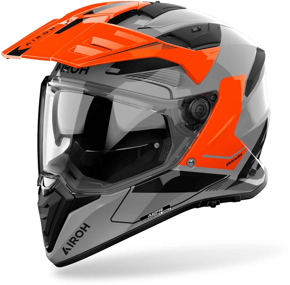 Airoh Bandit Tune Gloss Orange Helmet